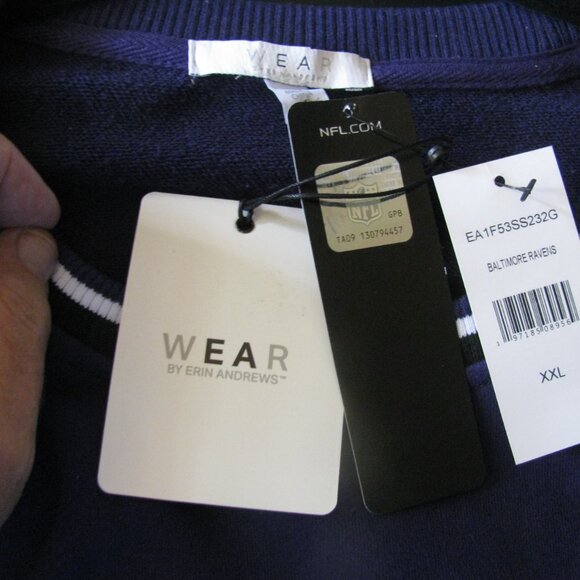 BALTIMORE RAVENS  NFL  ERIN ANDREWS  WOMENS SWEATSHIRT XXL BRAND NEW W/ TAGS NWT - Picture 9 of 10